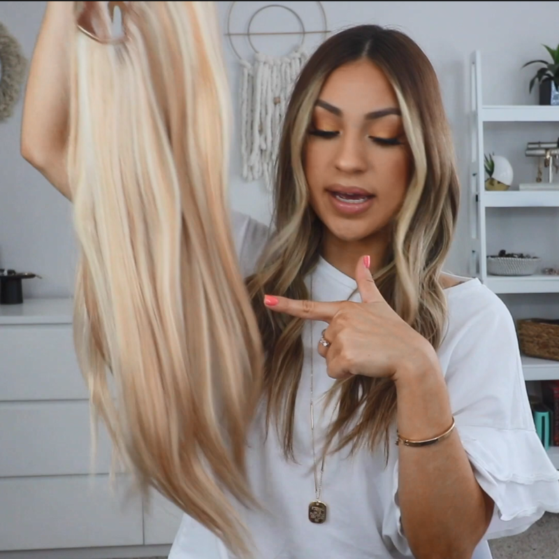 【Any 3 for 2】Highlight or Balayage Halo Hair Extensions/ Hair Weft