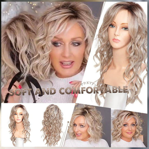 New listing Natural Bob Curly Silk Top Base Hair Topper Easily blended with your own hair