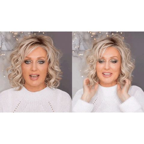 New listing Natural Bob Curly Silk Top Base Hair Topper Easily blended with your own hair