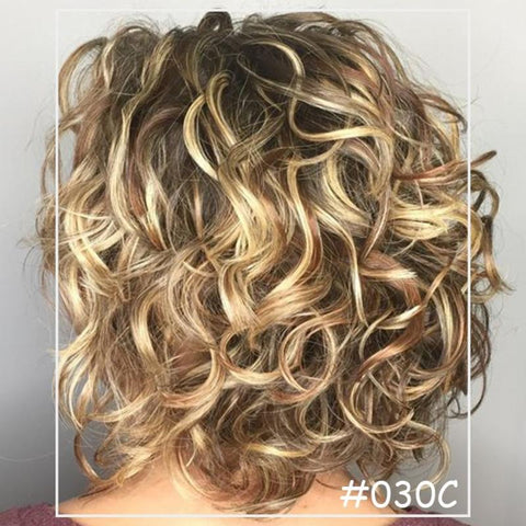 New listing Natural Bob Curly Silk Top Base Hair Topper Easily blended with your own hair