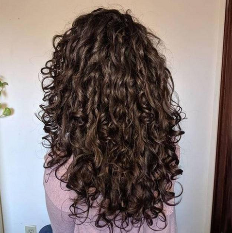 【BUY 2 GET 1 FREE 】Curly Hair Topper with 4 Clips for Thinning Hair