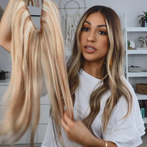 【Any 3 for 2】Highlight or Balayage Halo Hair Extensions/ Hair Weft
