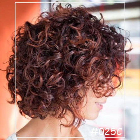 New listing Natural Bob Curly Silk Top Base Hair Topper Easily blended with your own hair