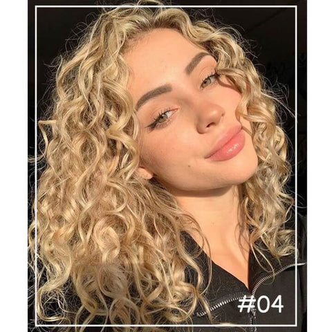 New listing Natural Bob Curly Silk Top Base Hair Topper Easily blended with your own hair