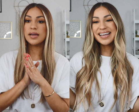【Any 3 for 2】Highlight or Balayage Halo Hair Extensions/ Hair Weft