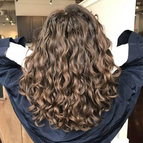 【BUY 2 GET 1 FREE 】Curly Hair Topper with 4 Clips for Thinning Hair