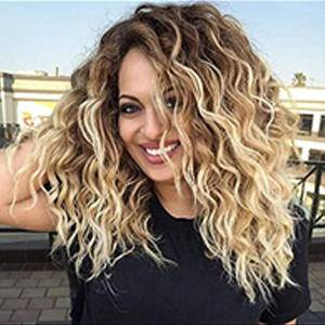 【BUY 2 GET 1 FREE 】Curly Hair Topper with 4 Clips for Thinning Hair