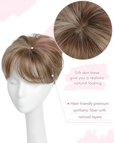 【BUY 2 GET 1 FREE 】Cover Thinning Crown with Short Pixie Cut Style Hair Toppers for Women
