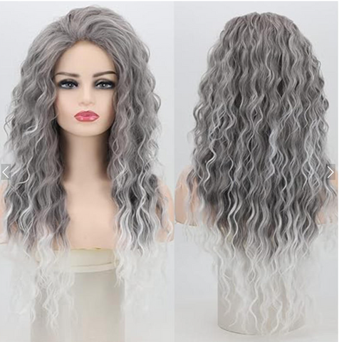 【BUY 2 GET 1 FREE 】Curly Hair Topper with 4 Clips for Thinning Hair