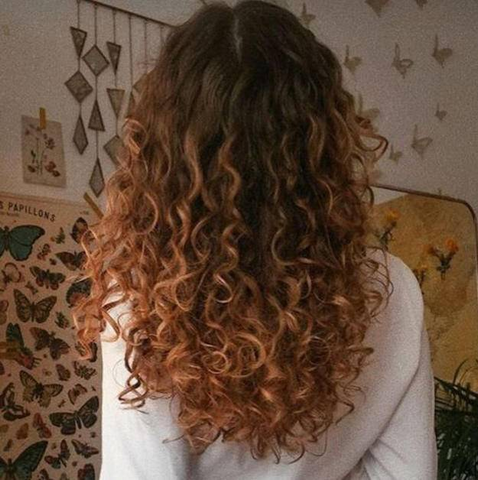 【BUY 2 GET 1 FREE 】Curly Hair Topper with 4 Clips for Thinning Hair
